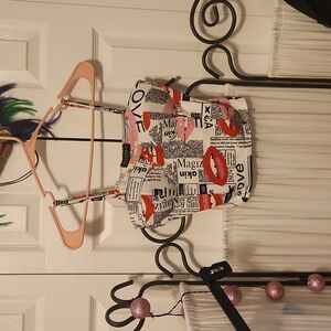 Liz and Sara bustier top